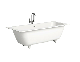 Ванна каменная SALINI ORLANDA 103312GRF 180х80см встраиваемая