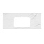 Столешница KERAMA MARAZZI Plaza PL2.SG507100R\120 Керамогранит 48х117см белый