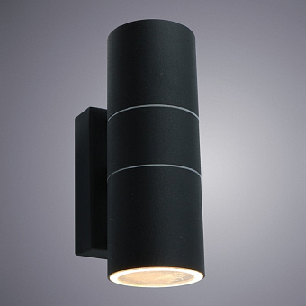 Светильник фасадный Arte Lamp MISTERO A3302AL-2BK 35Вт IP44 GU10 чёрный