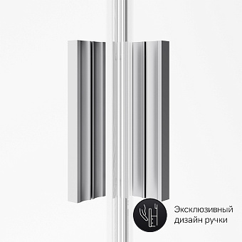 Угловое ограждение AM-PM Gem Twin Slide W90G-404-120290-MT 190х120см стекло прозрачное