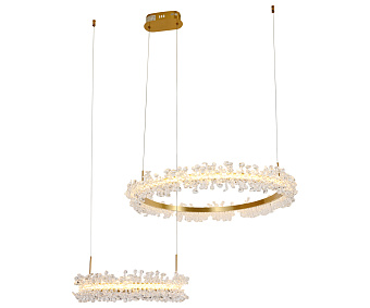 Люстра подвесная KINK Light Лаура 08245,36PA 60Вт 2 лампочек LED