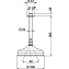 Верхний душ Cisal Shower DS01341124 золото