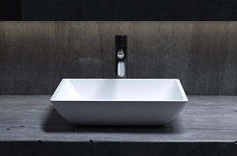 Раковина накладная SALINI CALLISTA 1101107GRF S-Sense глянцевая 57,5х35см