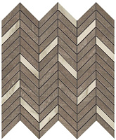 Керамическая мозаика Atlas Concord Италия Marvel Edge AEPQ Gris Supreme Mosaico Twill Lappato 30х31см 0,372кв.м.