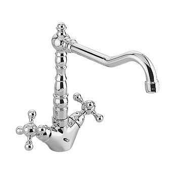 Смеситель для кухни Cisal Kitchen RE00052021 поворотный излив хром
