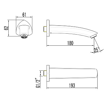 Излив LEMARK LM3581C