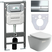Инсталляция с унитазом Ceramica Nova CN4002_1002CH_1000