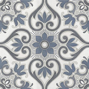 Декор KERAMA MARAZZI Про Чементо VT\A603\DD1736R белый/синий 40,2х40,2см 0,644кв.м.