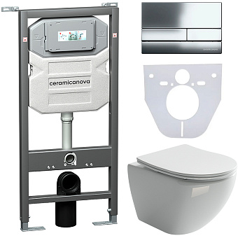 Инсталляция с унитазом Ceramica Nova CN4002_1002CH_1000