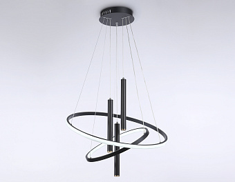 Люстра подвесная Ambrella COMFORT LineTech FL5372 93Вт 5 лампочек LED