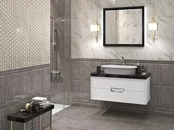 Матовый керамогранит KERAMA MARAZZI Гран Пале SG457320R серый 50,2х50,2см 1,764кв.м.