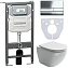Инсталляция с унитазом Ceramica Nova CN4002_1002CH_1000