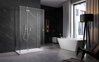 Боковая стенка душевого угла RADAWAY Essenza New S1 90 200х90см стекло прозрачное