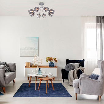 Люстра потолочная Eurosvet Marci 30164/8 хром 40Вт 8 лампочек E27