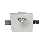 Светильник точечный встраиваемый Maytoni Gyps Modern DL001-1-01-W 35Вт GU10