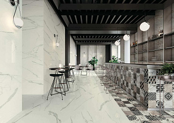 Лаппатированный керамогранит Atlas Concord Россия Empire 610015000620 Calacatta Diamond Lapp 60х60см 1,08кв.м.