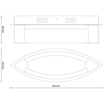 Бра Lucia Tucci MODENA W172.1 Small 10Вт LED
