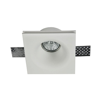 Светильник точечный встраиваемый Maytoni Gyps Modern DL001-1-01-W 35Вт GU10