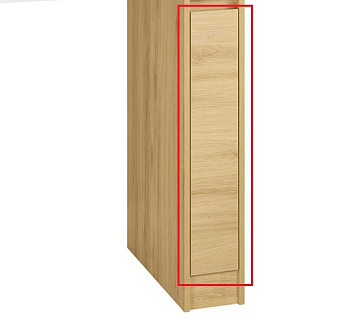 Фасад для тумбы Акватон 1A275001LH0C0 дуб сантана