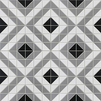 Керамическая мозаика Starmosaic Homework TR2-CL-SQ2 Albion Cube Grey 27,5х27,5см 1,52кв.м.