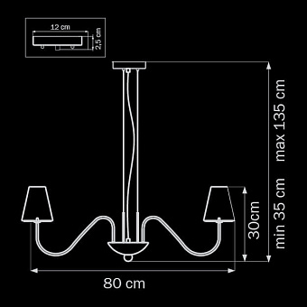 Люстра подвесная Lightstar Diafano 758084 320Вт 8 лампочек G9