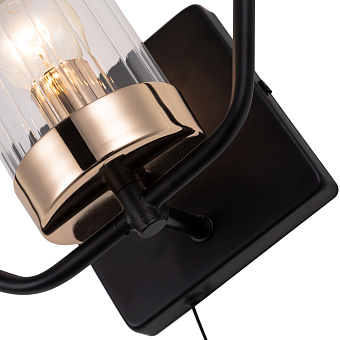 Светильник настенный Arte Lamp CELAENO A7004AP-1BK 60Вт E14