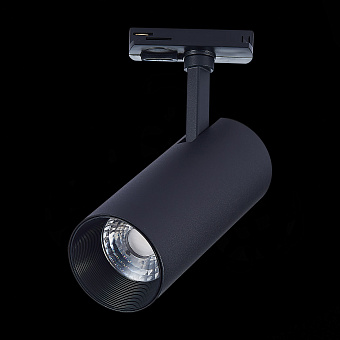 Трековый светильник ST Luce MONO ST350.446.15.36 15Вт LED матовый чёрный для однофазного трека