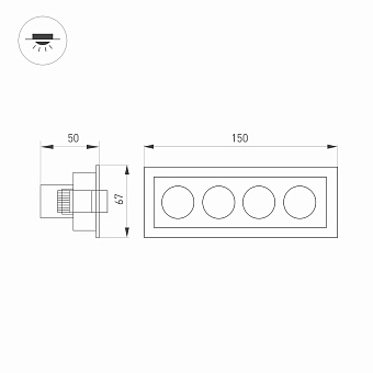 Светильник карданный Arlight Orient 037209 10Вт LED