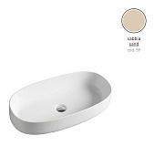 Раковина накладная ArtCeram Cognac COL005 59 00 68х35см