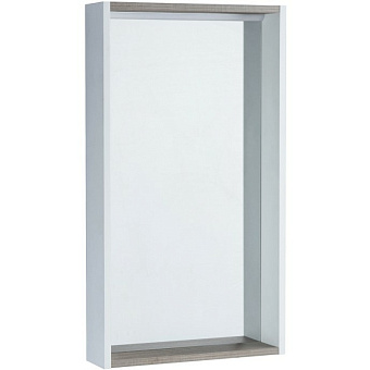 Шкаф зеркальный Акватон Бэлла 1A221702BBAZ0 12х46х82см с подсветкой