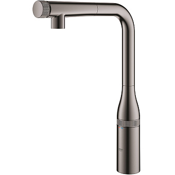 Смеситель для кухни GROHE Essence 31615A00 традиционный излив тёмный графит глянец
