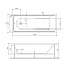Каркас под ванную AM-PM Gem W90A-160-070W-R 154см