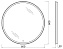 Зеркало BelBagno SPC-RNG-600-LED-TCH 60х60см с подсветкой