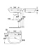 Раковина подвесная GROHE Euro Ceramic 3933500H 59,5х48,2см