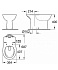 Унитаз напольный GROHE Bau Ceramic 39429000 с микролифтом