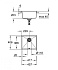 Мойка кухонная GROHE K700U 31653AP0 45,7х40,6см чёрный матовый