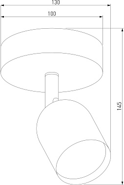 Светильник потолочный TK Lighting Top 3299 50Вт GU10
