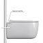 Унитаз подвесной BERGES EGO RR 082111RR безободковый с микролифтом