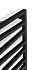 Полотенцесушитель Terma ZigZag 1070-500 чёрный