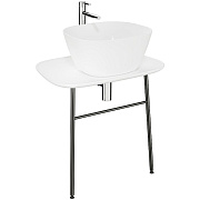 Столешница VITRA PLURAL 62561 Керамика 49х69см матовый белый