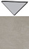 Вставка Atlas Concord Италия Boost A0AG Grey Corner A.E. 1,4х1,4см 0,004кв.м.