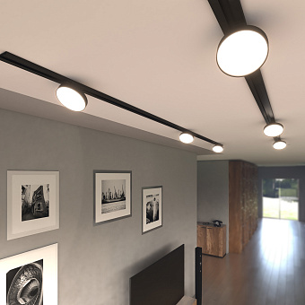 Трековый светильник Elektrostandard Pila a056103 85078/01 12Вт LED чёрный для однофазного трека