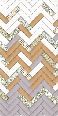 Настенная плитка KERAMA MARAZZI 9022 беж светлый 28,5х8,5см 1,07кв.м. глянцевая
