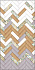 Настенная плитка KERAMA MARAZZI 9022 беж светлый 28,5х8,5см 1,07кв.м. глянцевая
