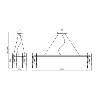Люстра подвесная Stilfort Legacy 2158/05/12PL 40Вт 12 лампочек E14