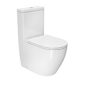 Унитаз напольный D&K DT1397016 безободковый с микролифтом