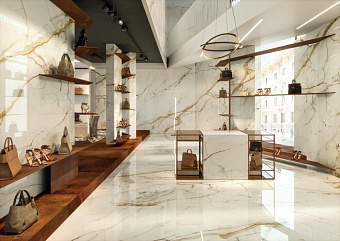 Декор Atlas Concord Италия Marvel Shine A4PI Calacatta Imperiale Lp Macchia Aperta 150х75см 1,125кв.м.