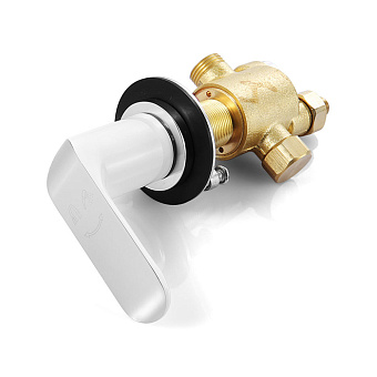 Смеситель для ванны IDDIS Calipso CALSB42i07 белый/хром