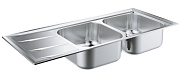 Мойка кухонная GROHE K400 31587SD0 116х50см хром