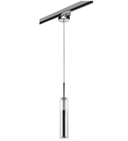 Трековый светильник Lightstar Cilino L1T756014 40Вт GU10 прозрачный для однофазного трека